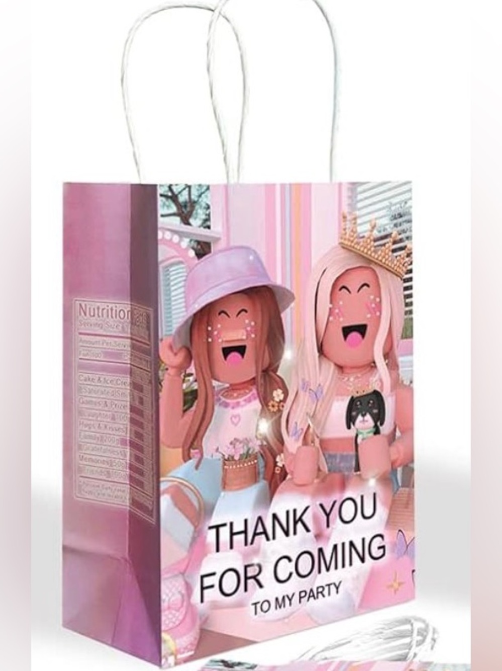 (6) Roblox Pink Party Gift Bag